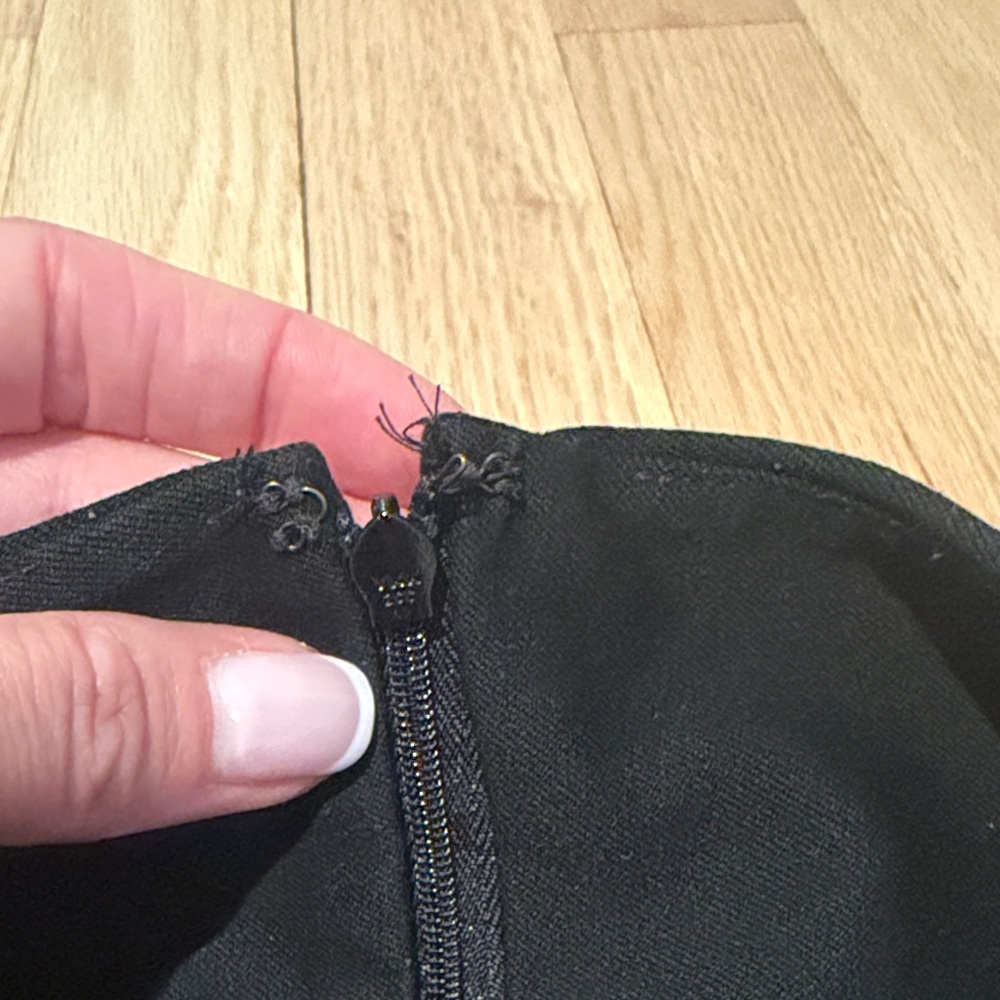 Classic high waisted express Black Pencil Skirt - Women's Tailored Work Skirt - Picture 3 of 4